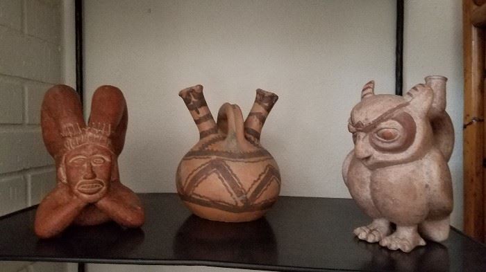 Pottery vessels and decor