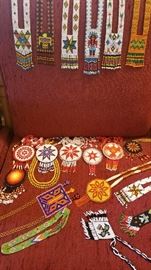 all hand made Indian beading, from the source- countless hours of intricate work