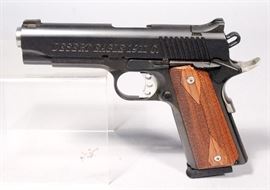 Magnum Research Dessert Eagle 1911 C Pistol, .45 Auto, SN# C004715, Double-Diamond Checkered Wood Grips, Hard Case and Paperwork