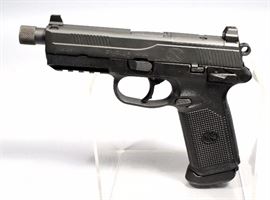 FNH USA FNP-45 Tactical Pistol, .45 ACP, SN# 61DZZ09748, Includes 3-15 Rd Mags, Soft Case & Paperwork