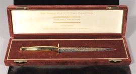 American Historical Foundation The World War II Victory Collection Limited Edition Knife, "The Battle For Okinawa" HG Long Co