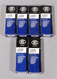 FNH USA FNP-45 15-Round Magazines, 11.43x23mm / 45 ACP, Qty 6, New Old Stock