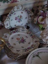 More  square salad or desert plates