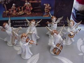 Angel figures, fine porcelain