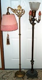 Older floor lamps