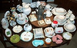 Cheese / butter dishes and other china