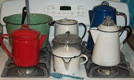 Sample of enamelware