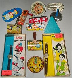 Noise makers and NOS youth watches