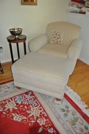 Side Chair and Ottoman