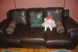 Leather Sofa Distressed