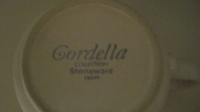 Cordella marking on stoneware