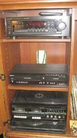 Stereo equipment- Magnavox 4 Head Hi-Fi Stereo  DVD recorder, other stereo equipment 