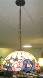 Stained glass hanging lamp- Tiffany style