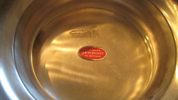 Marking on bottom of punch bowl- Newport- Gorham
