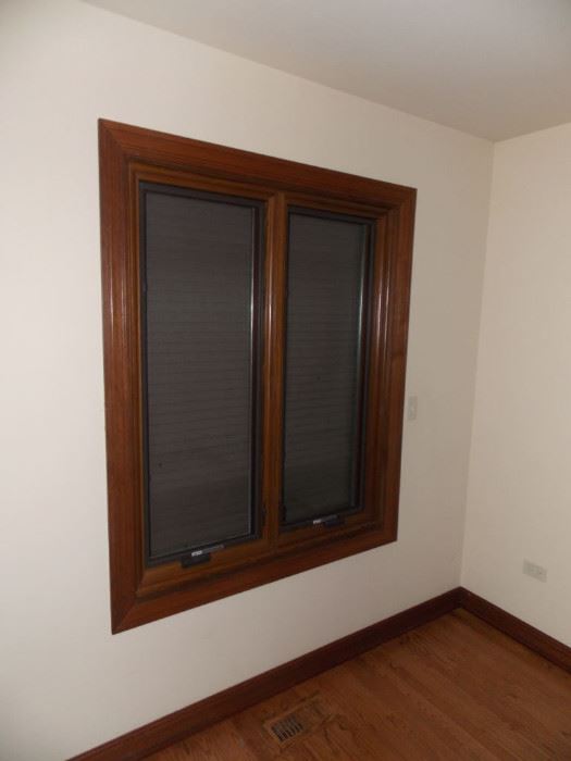oak casement window