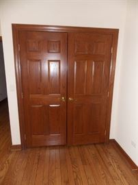 oak paneled doors