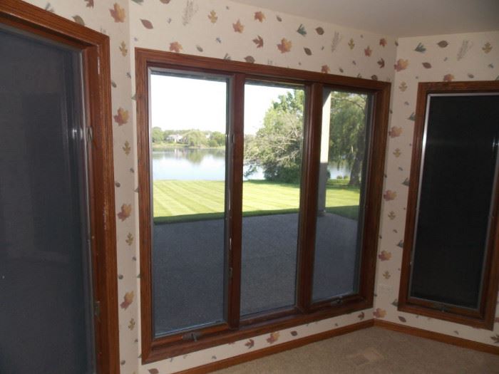 oak casement window