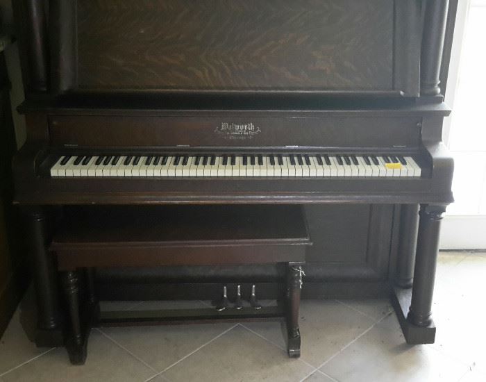 WALWORTH PIANO WITH STAND