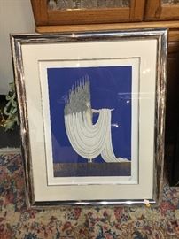 "Arctic Sea" Serigraph pencil signed and numbered by Erte (Romain de Tirtoff)