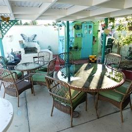 Two patio sets