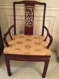 One of 2 Arm Chairs for Rosewood Dining Table