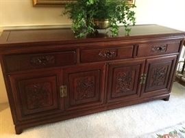 Rosewood Buffet/Server 66" Long 19" Deep
