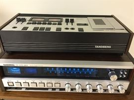 Tandberg Tape Deck TCD340A. Tandberg Stereo Receiver TR 2075MK II