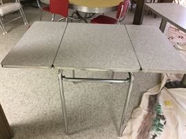 Vintage Drop Down Formica Table