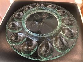 Longaberger Deviled Egg Plate