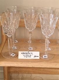 Waterford "Lismore" Wine Glasses