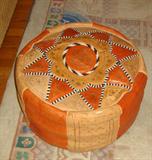 Leather Ottoman