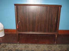 Vintage record cabinet