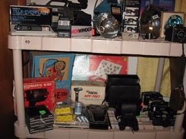 Prima filmstrip projector and more