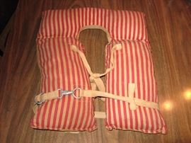 Vintage child's life vest