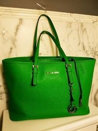 New Michael Kors large leather tote Bag