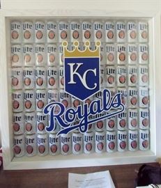Miller Lite KC Royals art---MUST SEE     GARAGE