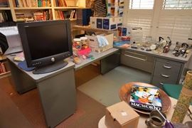 Vintage metal desk - 3 part