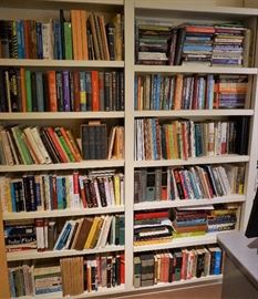 Book selection covering topics like sailing, science, math and more