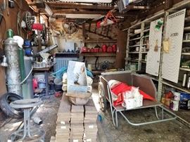 View of the back shop