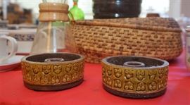 Rosenthal Netter pottery candleholders