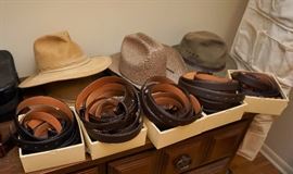 James Avery leather belts (no buckles)