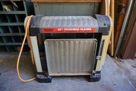 Ridgid 13" planer