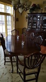 Walnut Dining Table & Chairs
