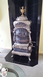Antique Art Garland Gas Burning Parlor Stove