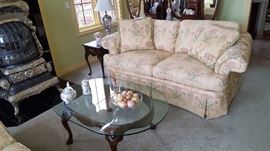 Pair of Floral Love seats