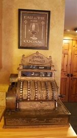 Antique National Brass Cash register