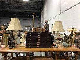 These Items to be Sold in Estate Sale Thu, 7.13 to Sat, 7.15 15  Storage Cabinet, Lamps