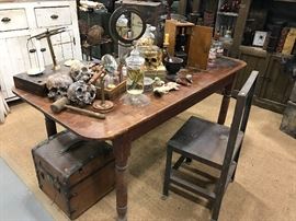 These Items to be Sold in Estate Sale Thu, 7.13 to Sat, 7.15 19  Scales, Trunks, Skulls 