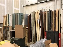 These Items to be Sold in Estate Sale Thu, 7.13 to Sat, 7.15 45  Doors of Various Sizes, Shapes, Materials