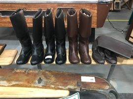 TO BE AUCTIONED 7.15.2017 Gp Lot Leather Boots